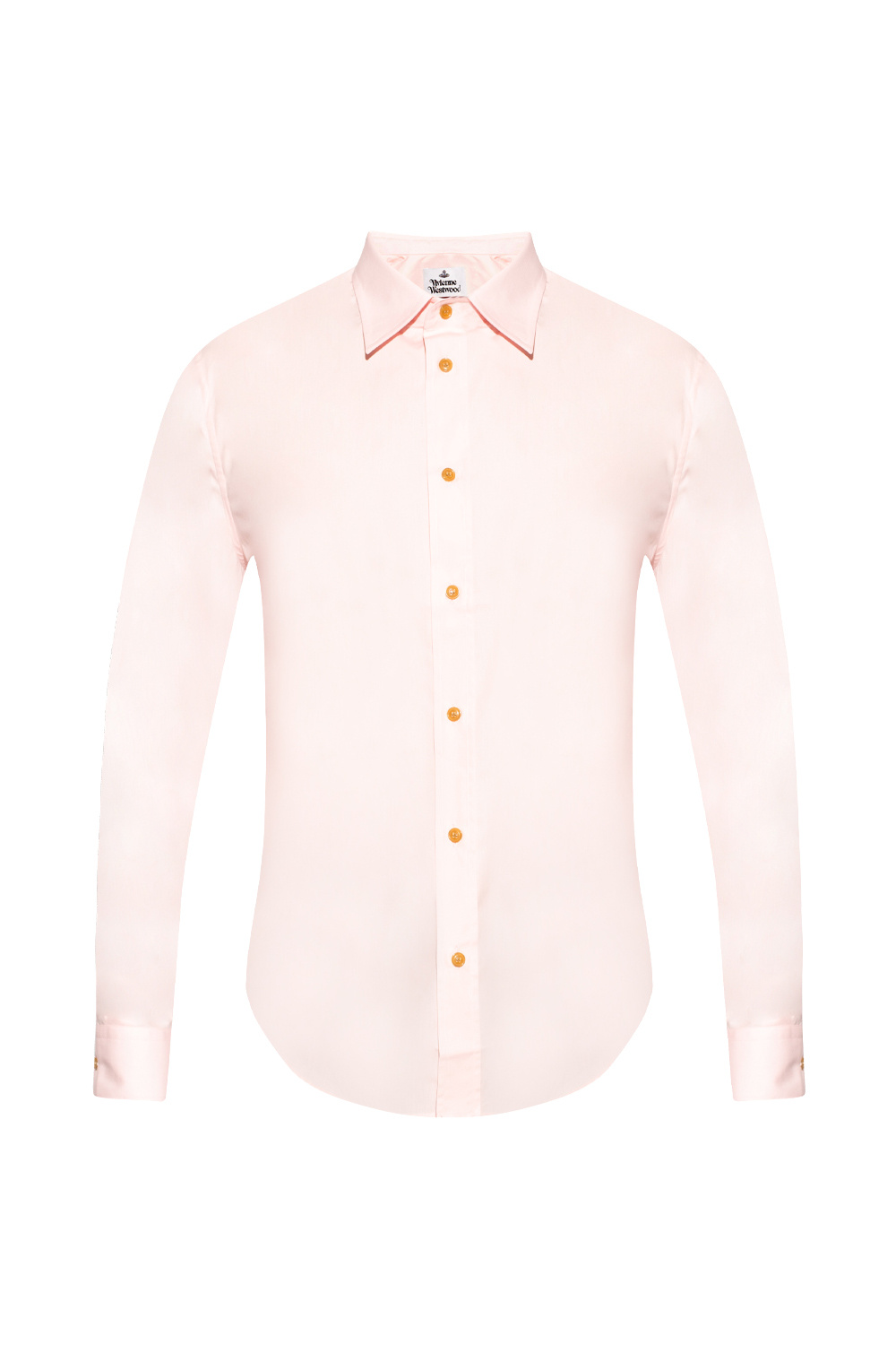 Vivienne westwood white top polo pink collar